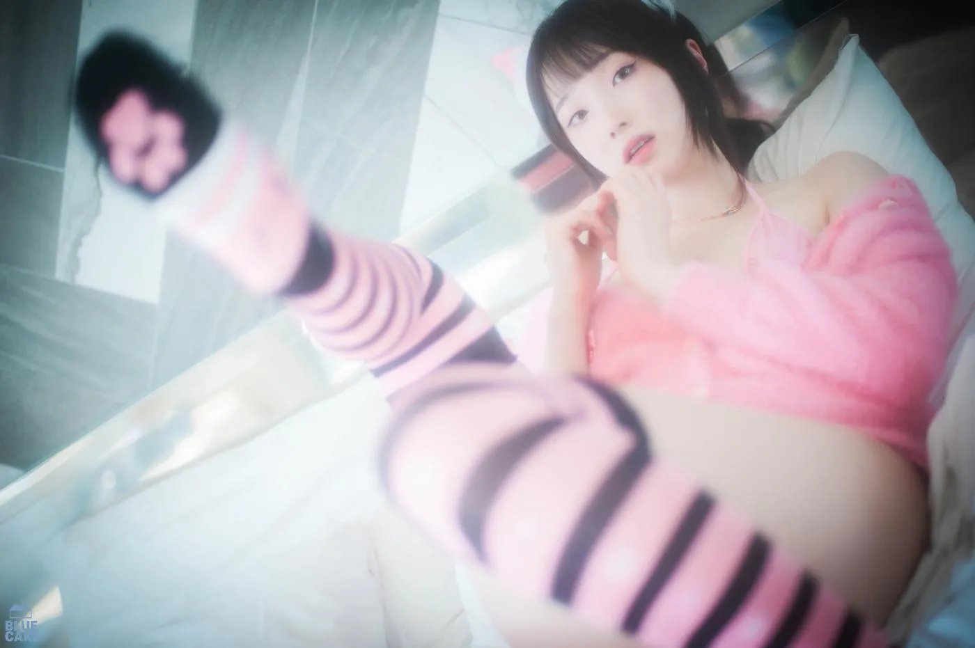 Bambi밤비 – NO.91 [BLUECAKE] Naughty Cats Pink  Mint RED [90P]插图7